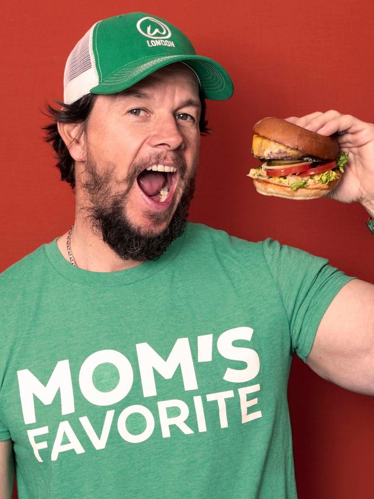 US actor Mark Wahlberg in a promo shot for his burger chain, Wahlburgers