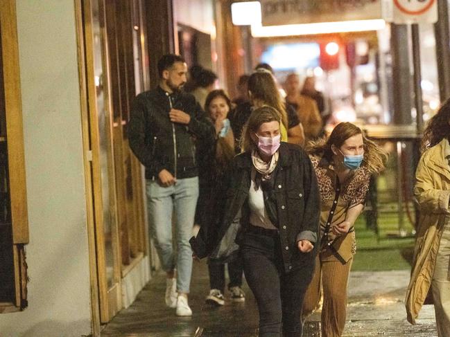 Chapel St, South Yarra had a busy Friday night. Picture: Tony Gough