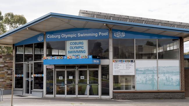 Coburg Olympic Swimming Pool faces an uncertain future. Picture: Andy Brownbill