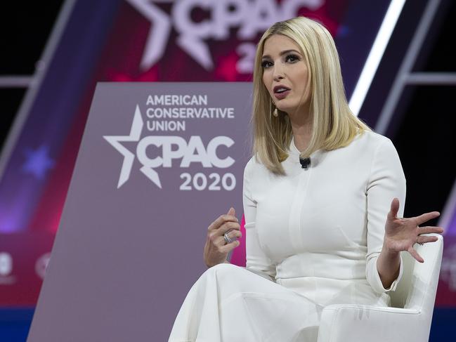 White House senior adviser Ivanka Trump at the conference. Picture: AP