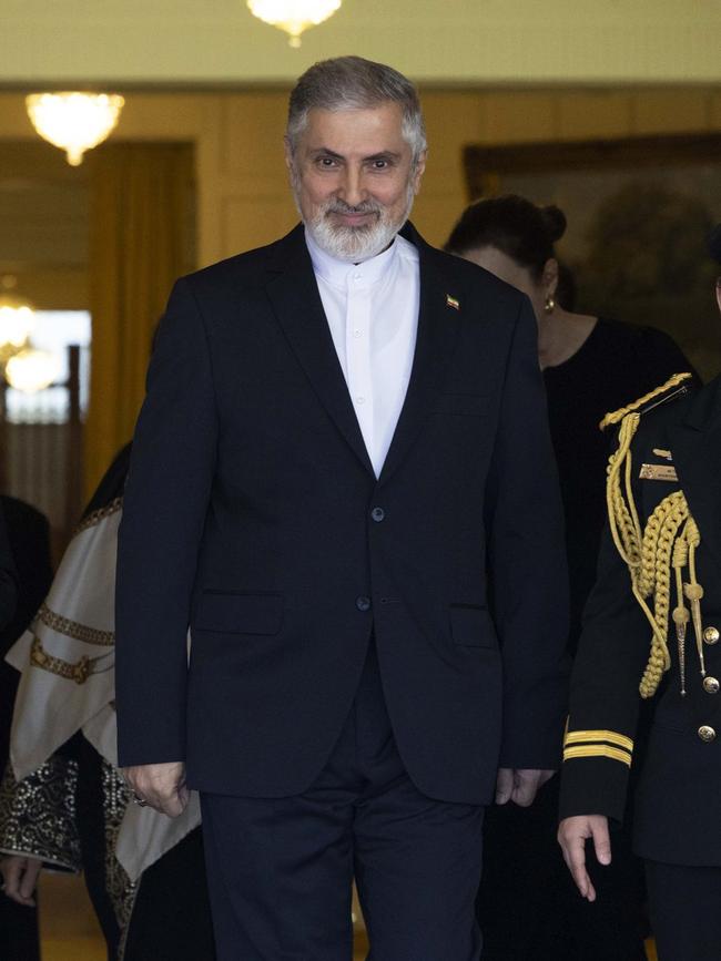 Iran's ambassador to Australia Ahmad Sadeghi. Picture: X / @ahmad87051