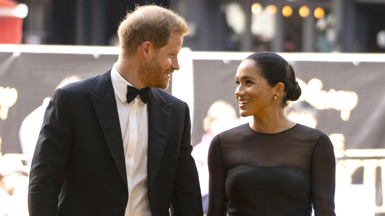 The couple at The Lion King premiere earlier this week. Picture: Niklas Halle'n-WPA Pool/Getty Images