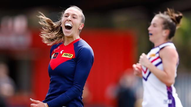 The Dees were too strong for the Dockers. Picture: Getty Images