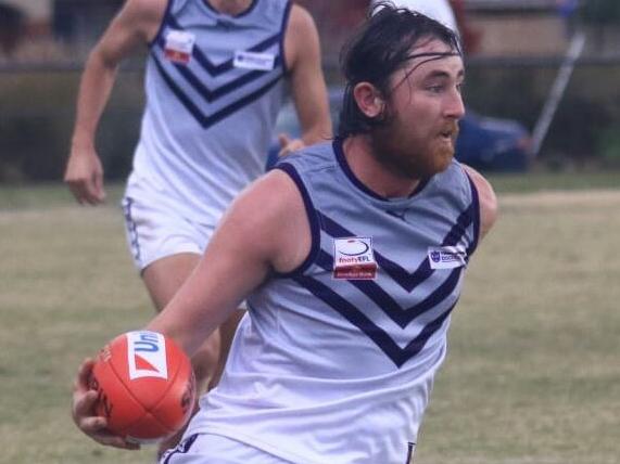 Templestowe footballer Alex Brown in action in the Eastern Football League (EFL). Picture: Davis Harrigan