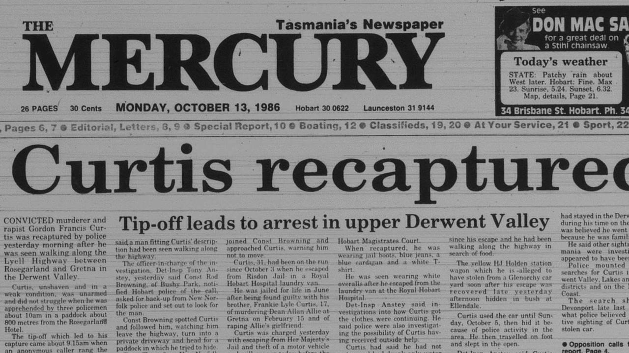 The front page of the Mercury on Monday 13 October 1986