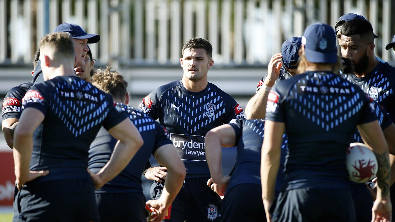 Nathan Cleary’s pinpoint kicking can nullify Queensland’s attacking weapons. Picture: John Appleyard