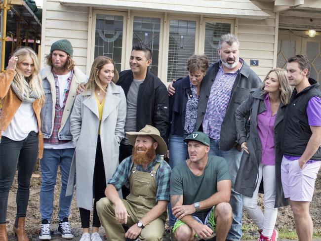 ONE TIMEUSE ONLY First day of filming Series 13 of The Block.  Elsternwick  Contestants get their first look at the houses they will be renovating and of each other .CREDIT DIIMEX