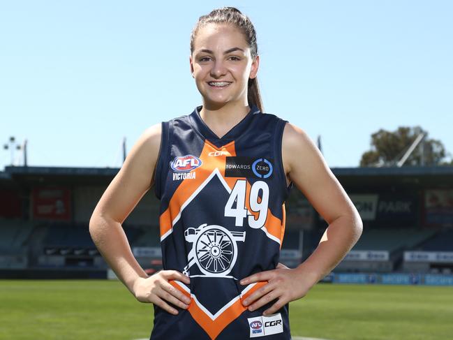 Calder Cannons TAC Cup Girls player Monique Conti. Picture: AFL Victoria.