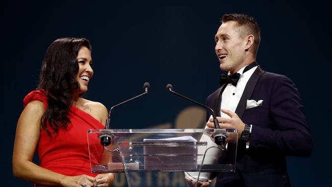 Marnus Labuschagne took out the Test player of the year award.