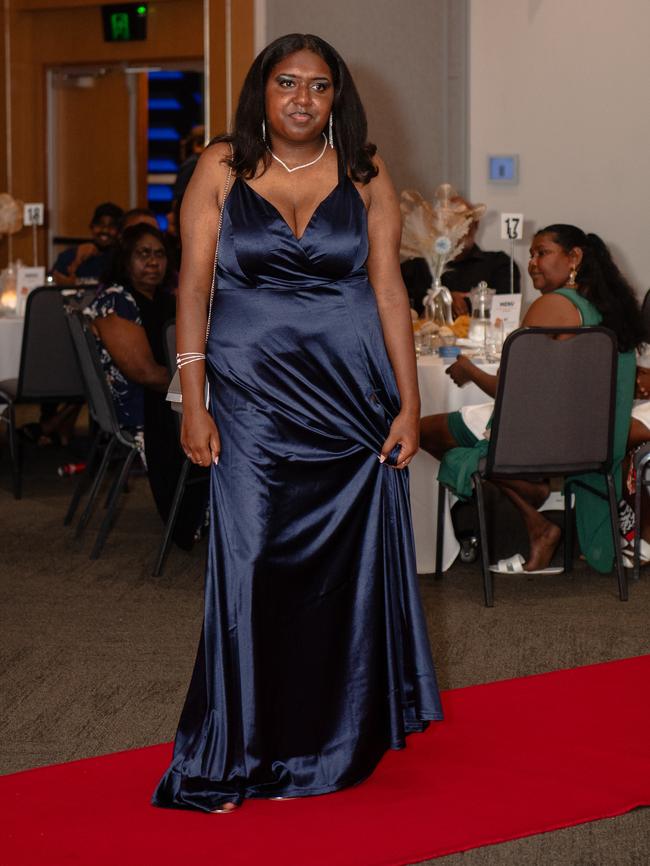 Sara Wees at the Year 12 School formals of NT Christian College at Darwin Convention Centre, Darwin. Picture: Pema Tamang Pakhrin.