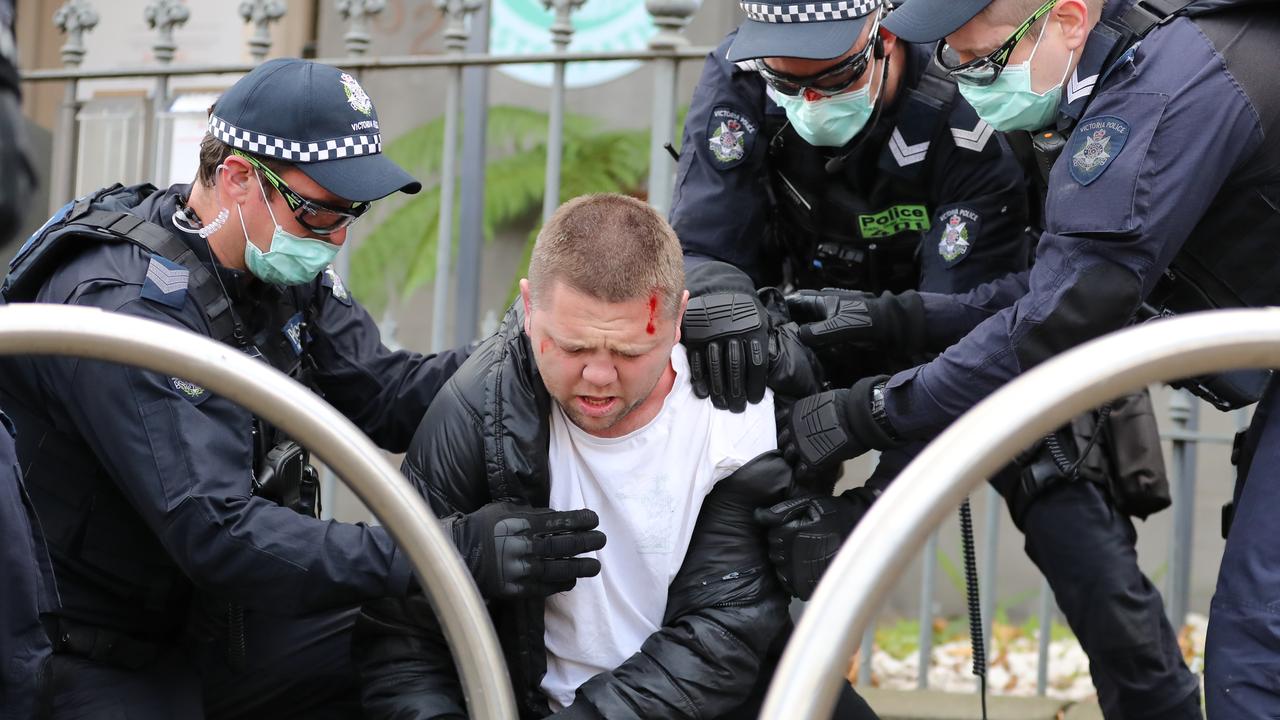 Nick Patterson Melbourne Anti Lockdown Protest Leader Charged With Assault Au
