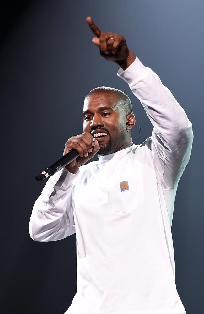 Kanye West performs during Puff Daddy and Bad Boy Family Reunion Tour at Madison Square Garden on September 4, 2016 in New York City. Picture: Dimitrios Kambouris/Getty Images for Live Nation