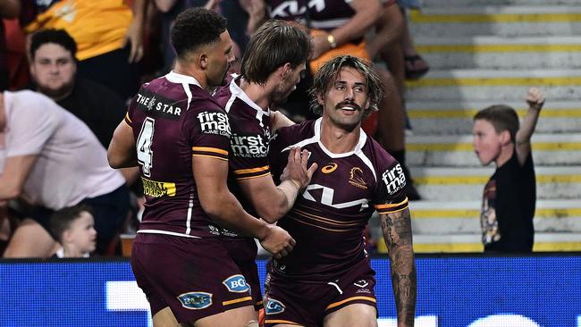 Jesse Arthars will start at fullback for the Broncos after a strong start to the year on the left wing. Picture: Bradley Kanaris/Getty Images