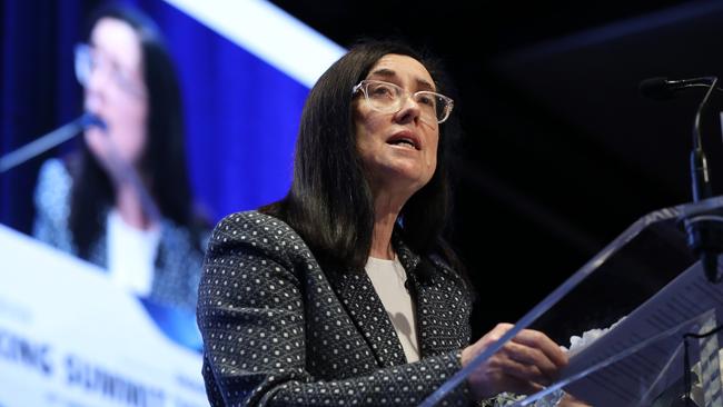 ACCC chair Gina Cass-Gottleib at a business conference. Picture: Jane Dempster/The Australian