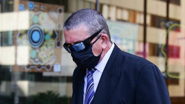 Police Officer Mark Follington was found guilty of assaulting a woman and falsifying evidence against her. Picture: NCA Newswire/Gaye Gerard