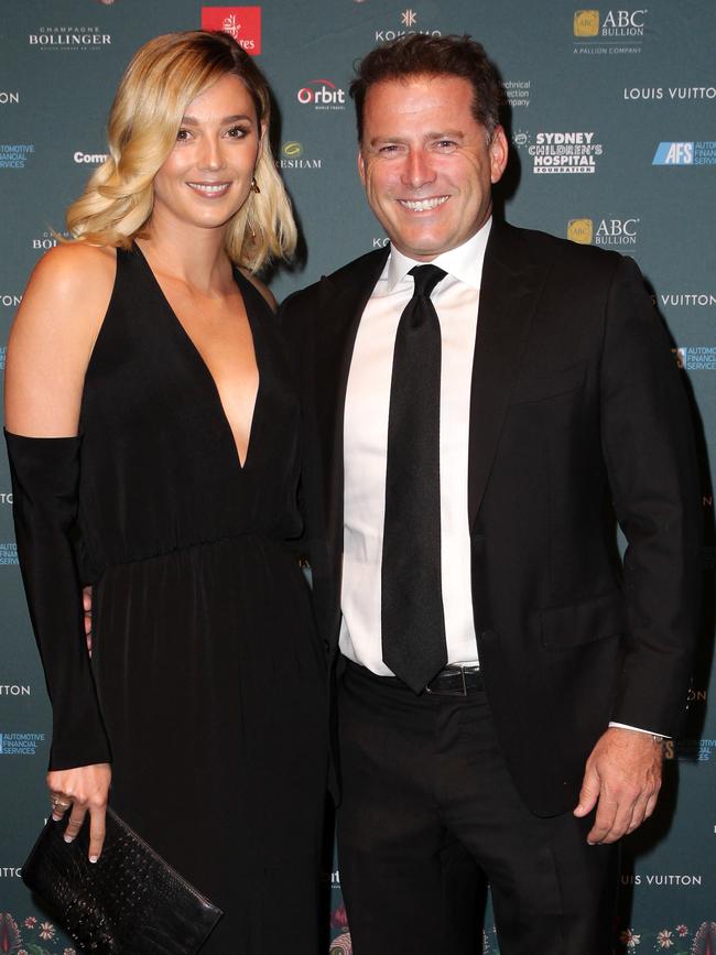 Jasmine Yarbrough and Karl Stefanovic. Picture: Christian Gilles