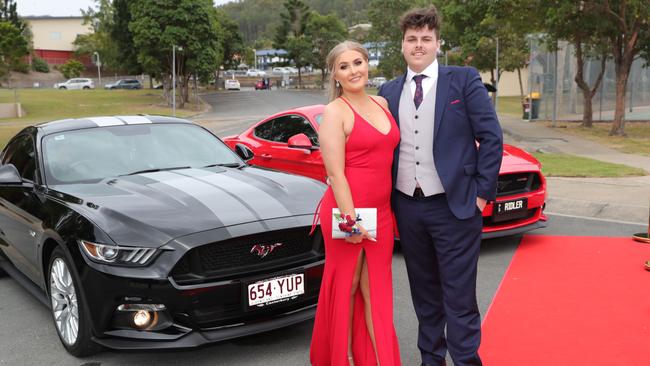 Pacific Pines High formal, at the school. Lucy John & Samuel Arthur Picture Glenn Hampson