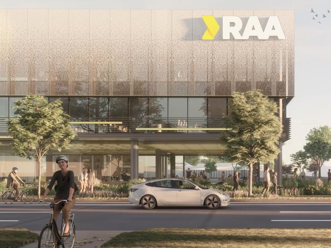 Artist's impression of RAA technical centre development at 599 Port Rd, West Croydon. Picture: Supplied by RAA