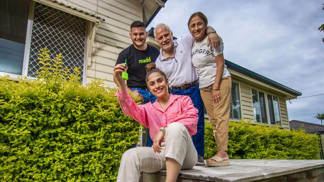 Alexis Iacovou with George Samios of Madd Loans, with Loizos and Georgina Iacovou. Picture: Nigel Hallett