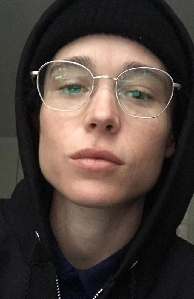 Elliot’s first selfie since he came out as transgender. Picture: Instagram