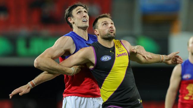 Damien Hardwick heaped praised on his ruckman. Picture: AFL Photos/Getty Images