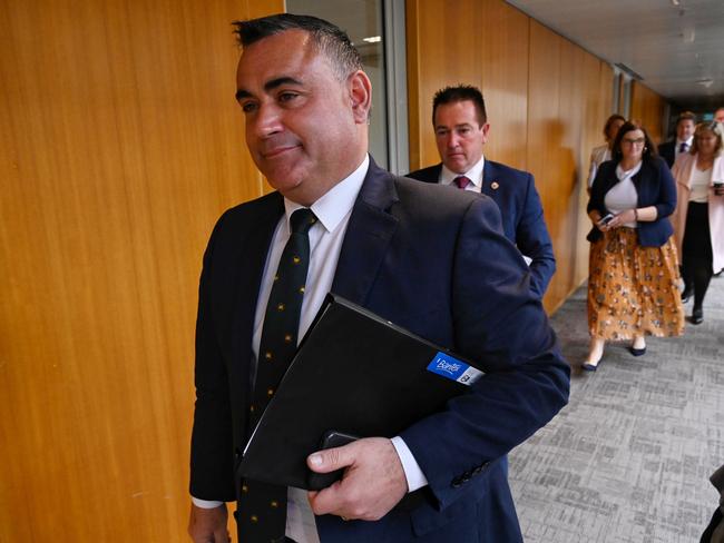 John Barilaro is making his return to NSW Parliament today.