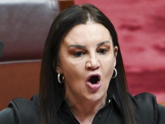 CANBERRA, Australia - NewsWire Photos - September 18, 2024: Senator Jacqui Lambie in the Senate at Parliament House in Canberra. Picture: NewsWire / Martin Ollman