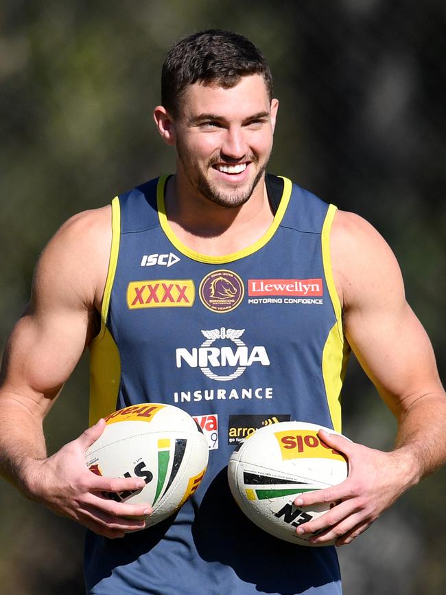 Corey Oates has been offered $700,000 per season to leave the Broncos. Picture: AAP Image