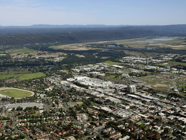 Penrith looking towards the blue mountains: Home to more than 90,000 more people by 2036.