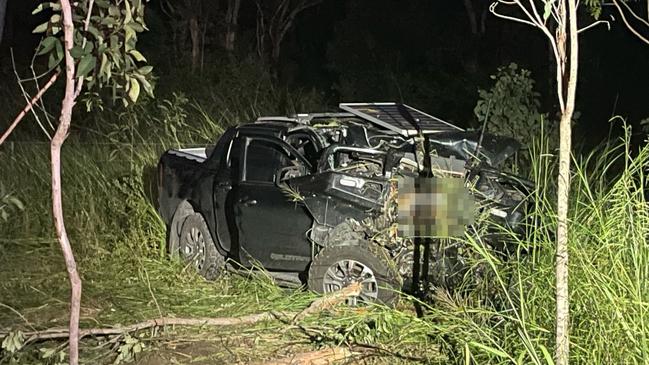 Mackay emergency crews were called to a serious crash on the Peak Downs Highway near Epsom on April 7, 2024. Picture: Estelle Sanchez