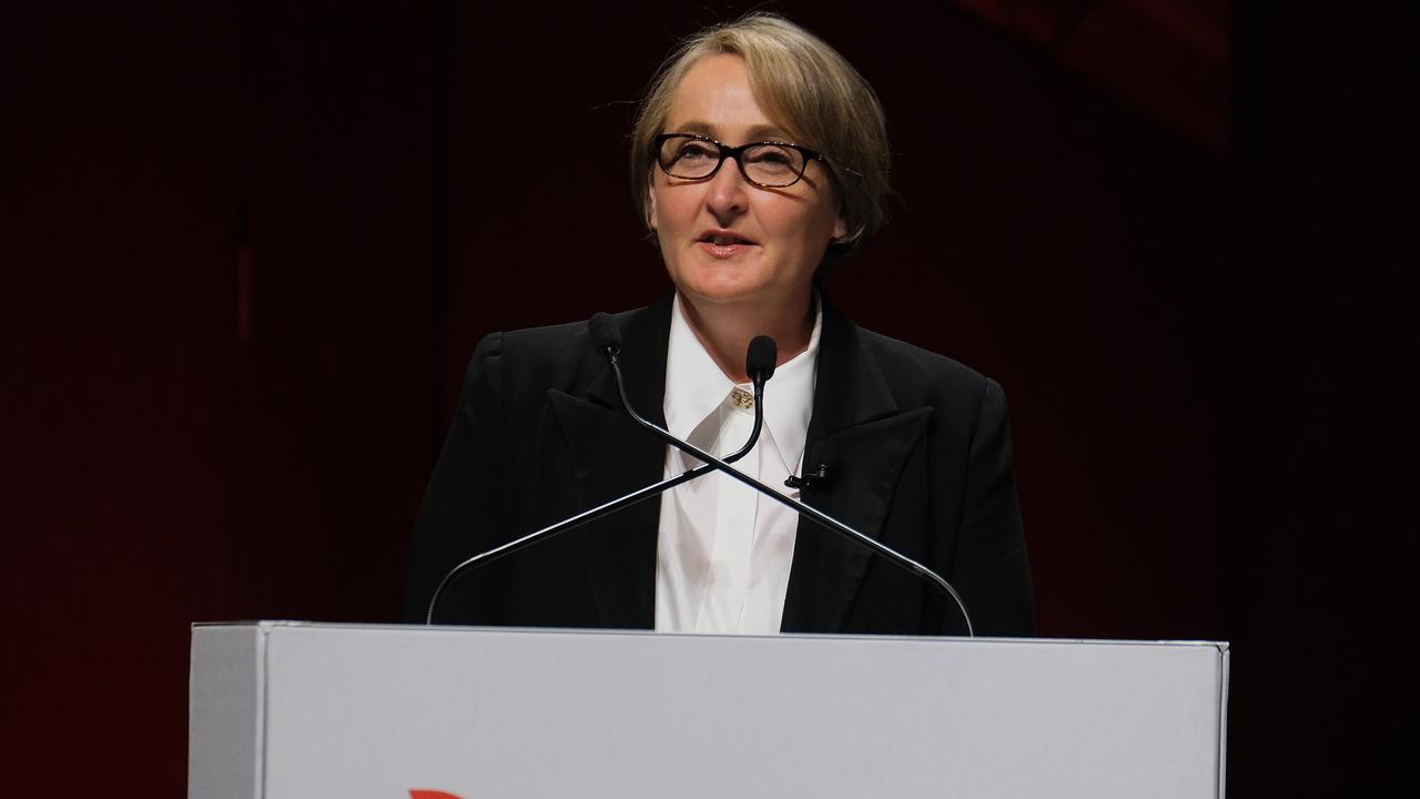 Qantas CEO Vanessa Hudson apologised to customers and said she hoped the settlement would restore confidence in the airline. Picture: NCA NewsWire / Luis Ascui