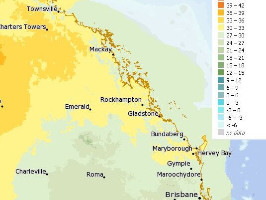 The Bureau of Metoerology is predicting temperatures to fall 2-7C below average this weekend. Picture: supplied