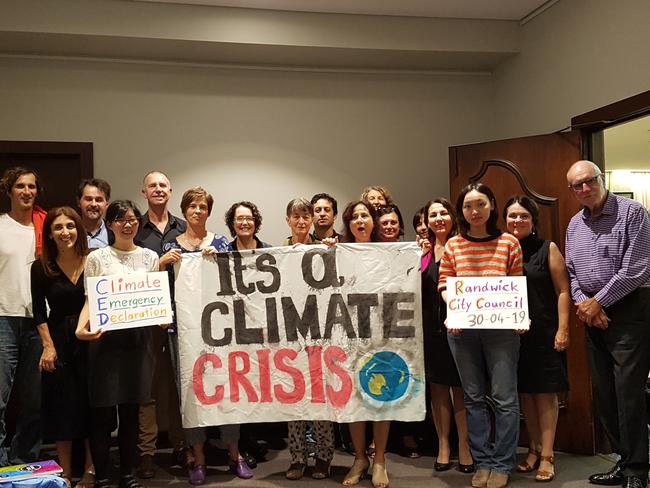 Residents at Randwick Council on April 30 to support a motion declaring a state of climate emergency.