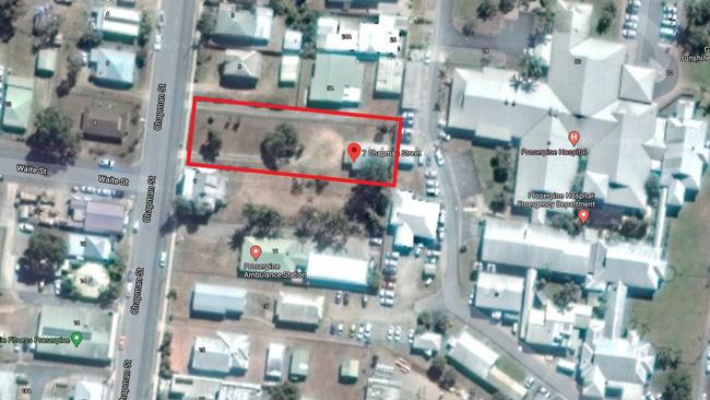 The car park will be built on a block on 7 Chapman St in Proserpine.