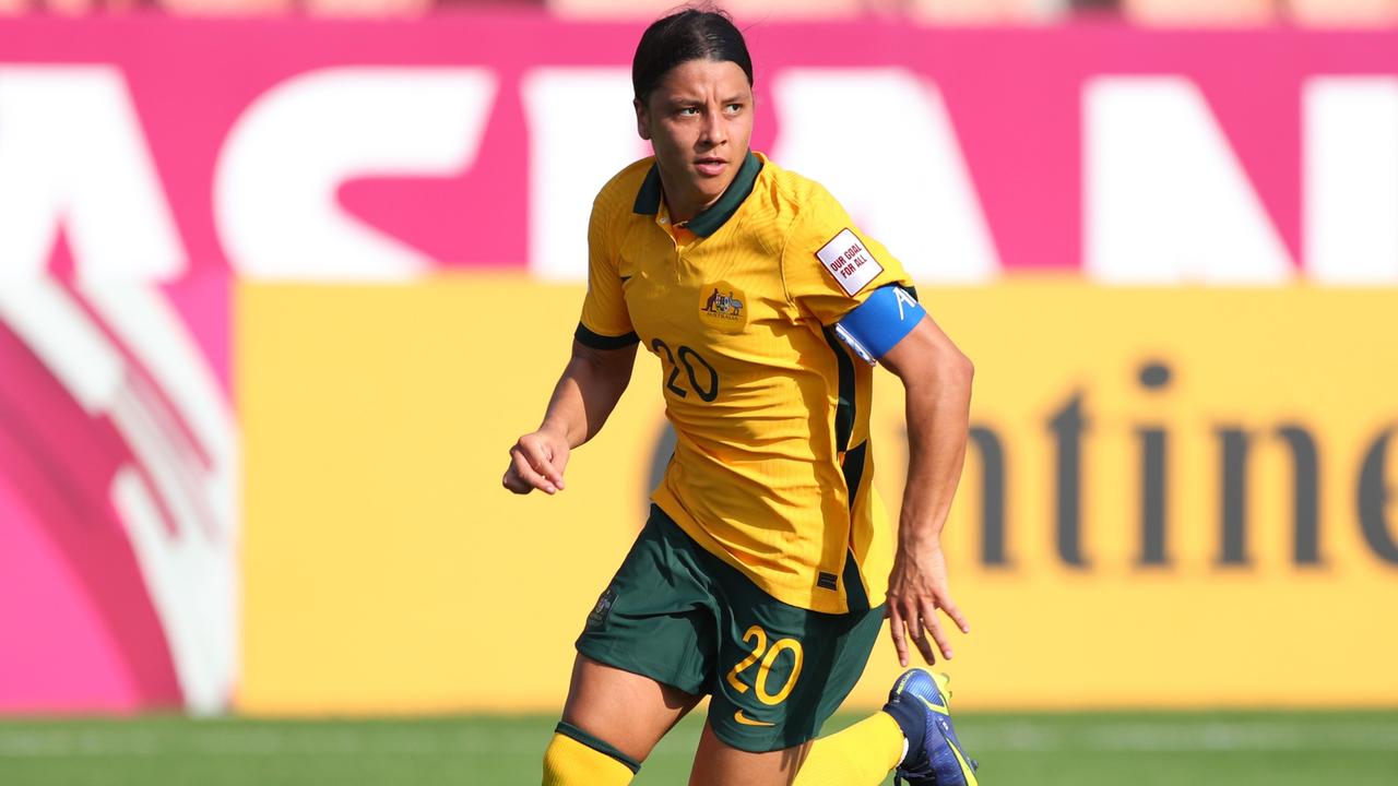 Sam Kerr has been nominated for the Ballon d’Or Feminin. (Photo by Thananuwat Srirasant/Getty Images)