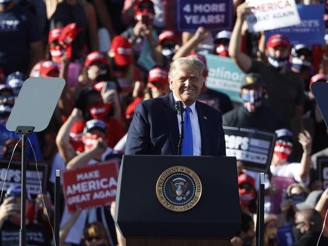 ‘A Trump rock festival’. Picture: AFP