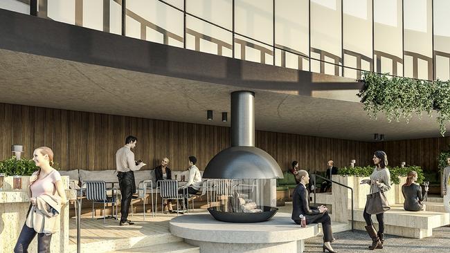 Artist impression of one of the restaurants at the new Eos hotel