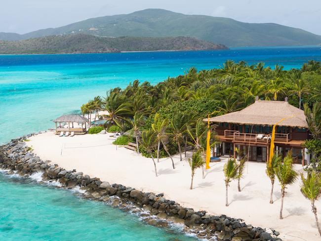 Necker Island, is Richard Branson’s private island. Picture: Virgin Limited Edition