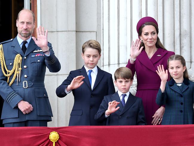 William and Kate appeared with their three children. Picture: Chris Jackson/Getty Images