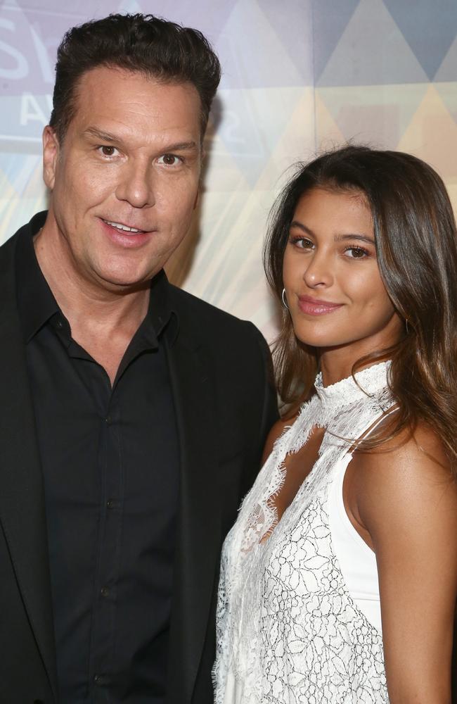 Comedian Dane Cook, 52, is married to his longtime partner Kelsi Taylor, 26. Picture: Tommaso Boddi/Getty