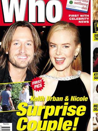 Nicole Kidman and country singer Keith Urban surprised a lot of people when they hooked up.  Picture:  Supplied