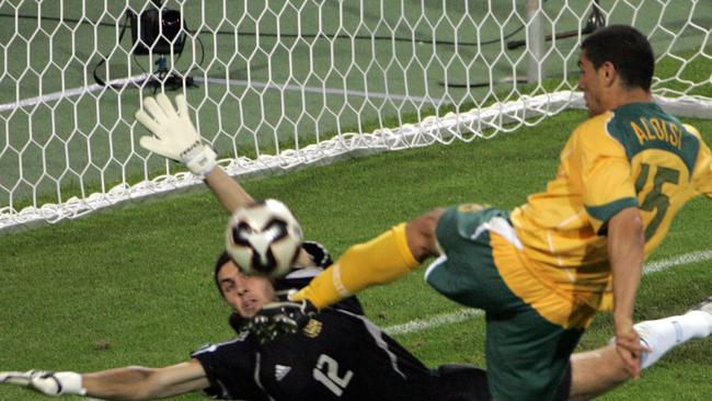 Aloisi scored doubles against Germany and Argentina in the 2005 Confederations Cup