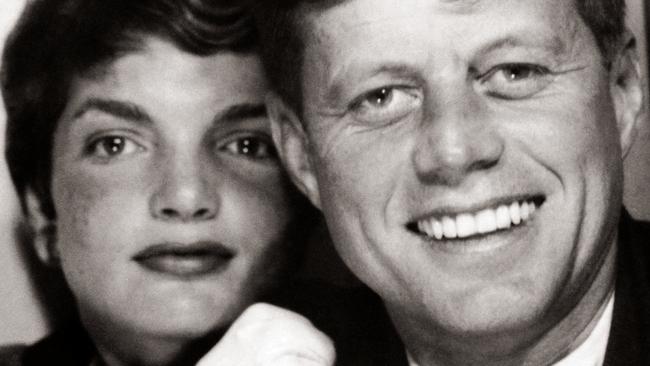 A photo booth picture of John F. Kennedy and Jackie in 1953.