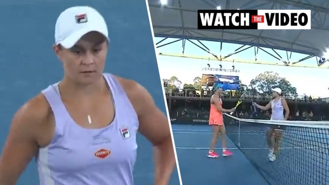 Ash Barty crashes out in Adelaide shock defeat