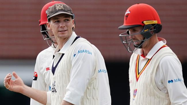 Victorian captain Peter Handscomb was eager to set up the opportunity for a result. Picture: AAP