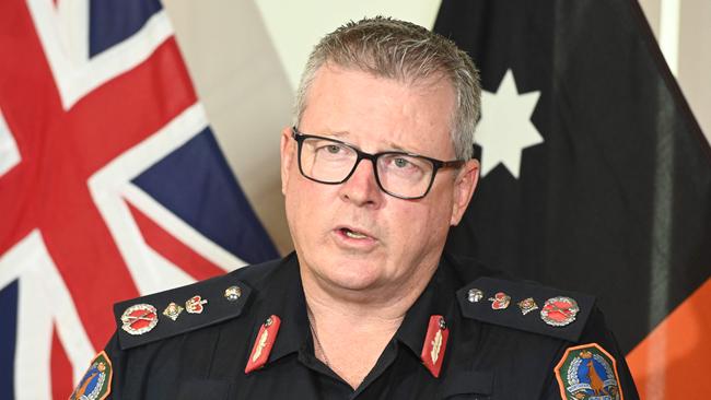 Police Commissioner Jamie Chalker said there was significant movement from Katherine after lockdown was announced, but before it came into effect. Picture: Julianne Osborne