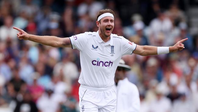 Stuart Broad has been revving up the lively Headingley crowd. Picture: Getty