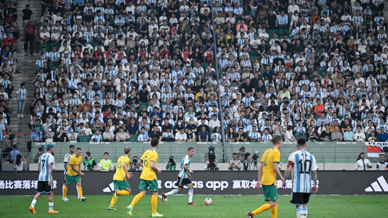 Argentina Vs Australia: Socceroos Fan Hard To See In Lionel Messi’s ...