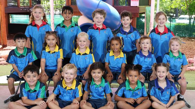 My First Year: St Kevin’s Catholic School Prep V. Front row: Samuel, Orson, Zenna, Makia, Elodee. Middle row: JJ, Salena, Lachy, Aurora, Oakie, Indie. Back row: Aoibhinn, Jude, Grayson, Hugo, Grace. Picture: Glenn Hampson.