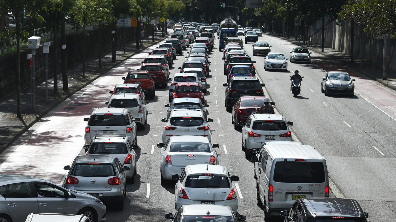 A stroad is a type of thoroughfare that is an often unplanned mix between a street and a road that toils with capturing the essence of both, often failing. Picture: John Feder/The Australian.